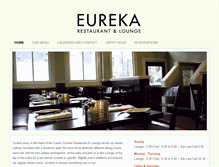 Tablet Screenshot of eurekarestaurant.com